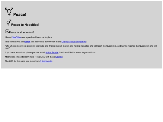 neocities screenshot