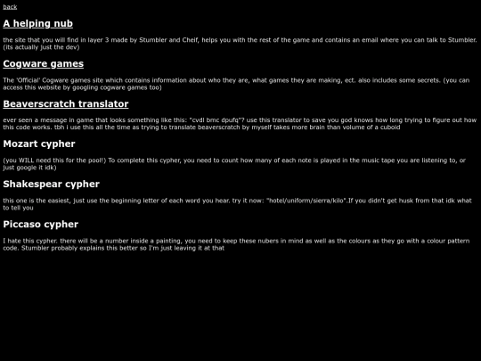 Sites screenshot