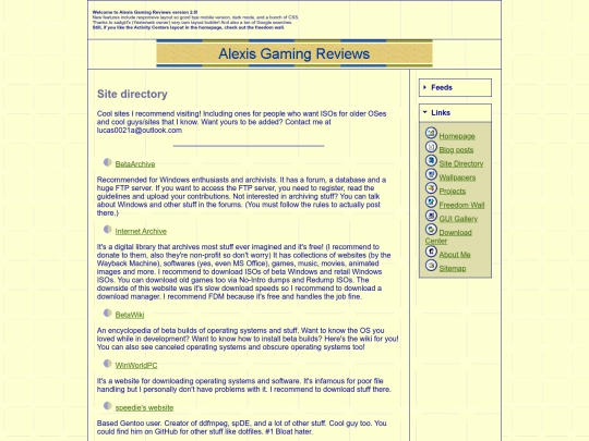 sitedir screenshot