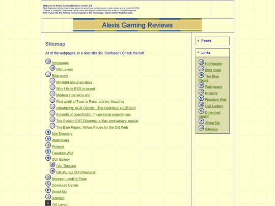sitemap screenshot