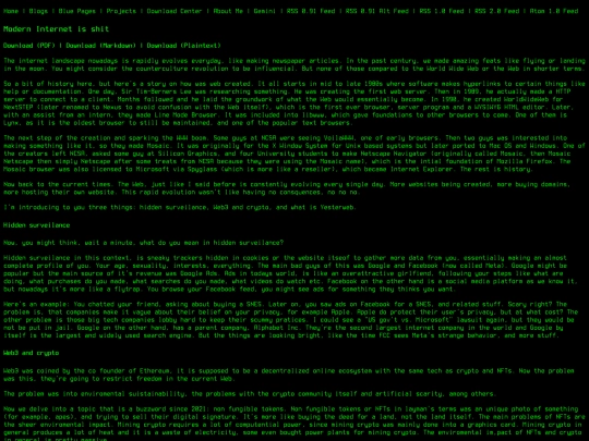 textinternet screenshot
