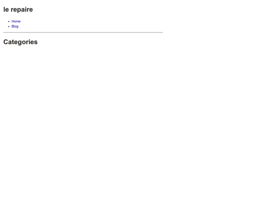 categories screenshot