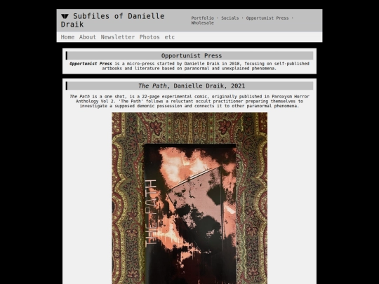 OP Pages/thepath screenshot