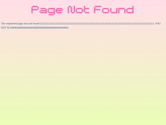not_found screenshot