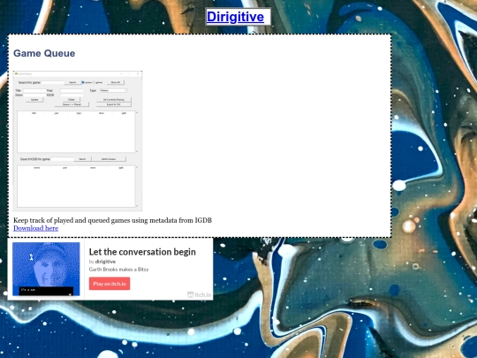posts/projects screenshot