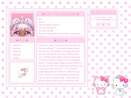 about-me screenshot