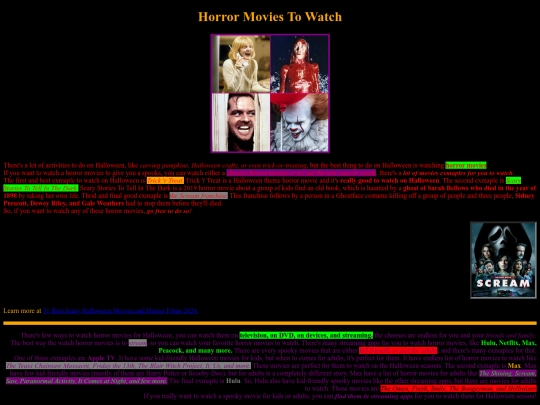 halloween screenshot