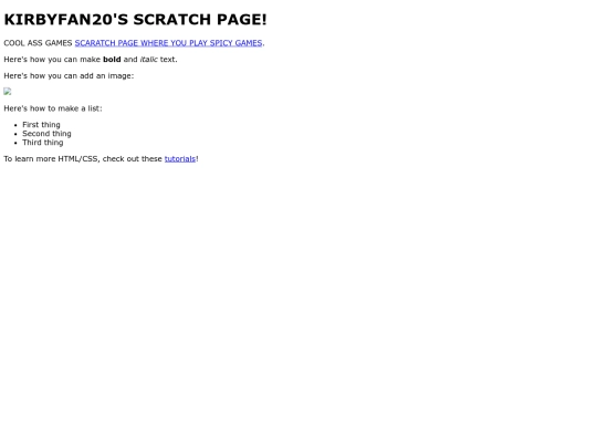 index screenshot