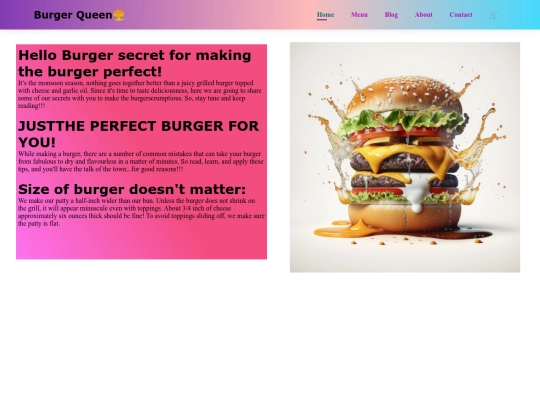 Burger_Queen/blog screenshot