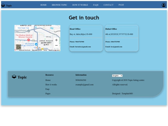 Website1/website/Contact screenshot