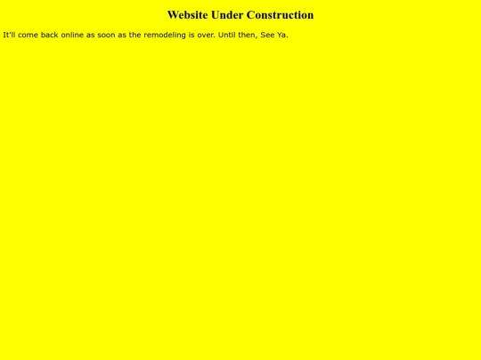 underconstruction screenshot