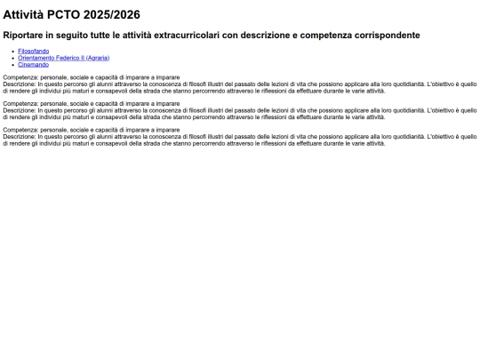 PCTO screenshot