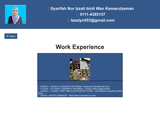 experience screenshot