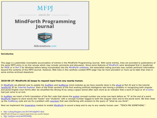 MFPJ screenshot