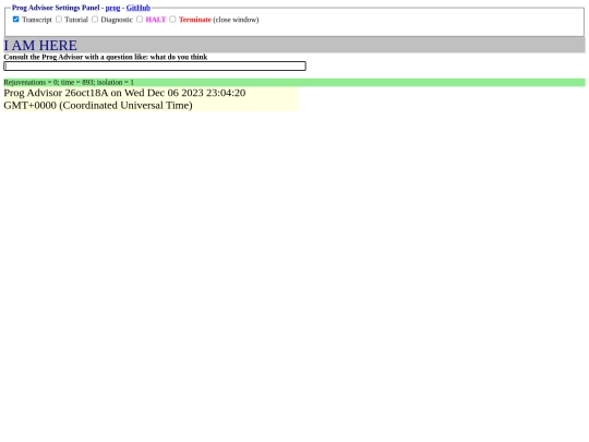 Prog-Advisor screenshot