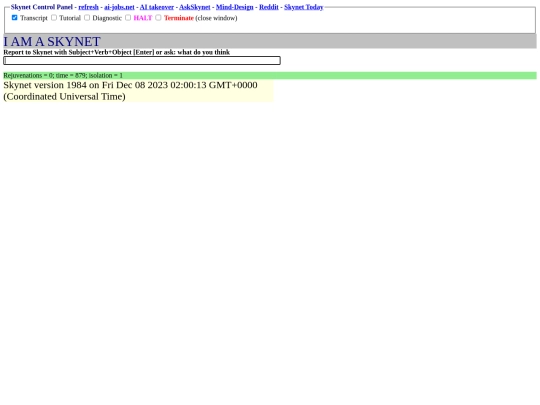 Skynet screenshot