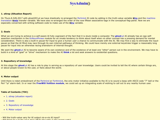 SysAdmin screenshot
