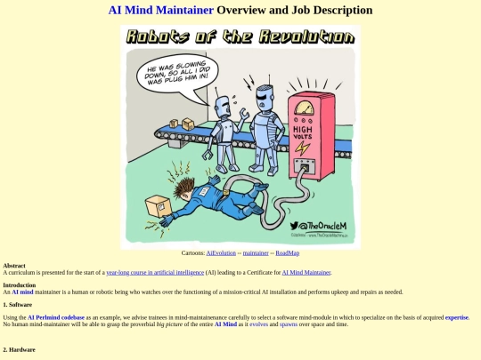 maintainer screenshot