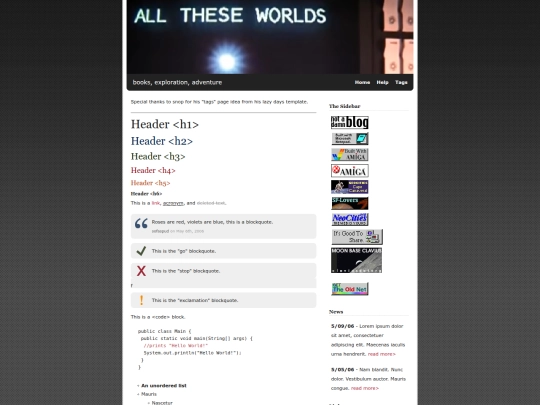 index screenshot