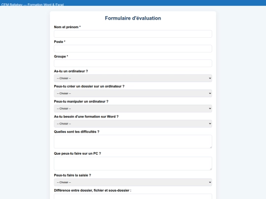 index screenshot