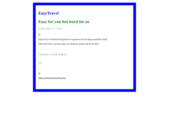 EasyTravel screenshot