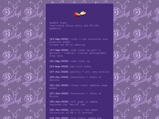 homeportal/updatelog screenshot