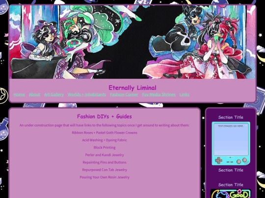 fashion/diys screenshot