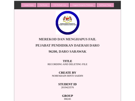 index screenshot