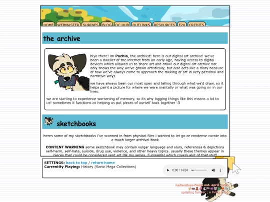 archive screenshot