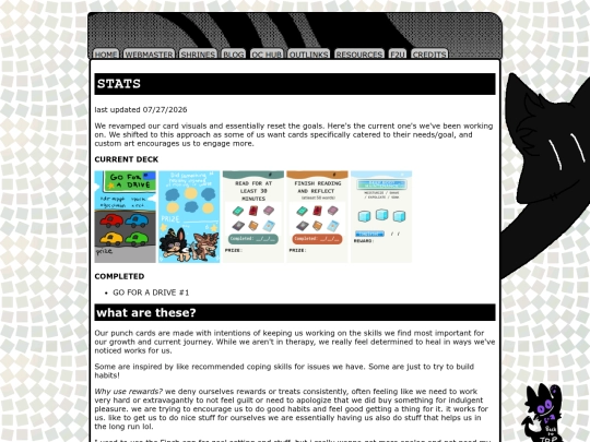 blogs/punchcards screenshot