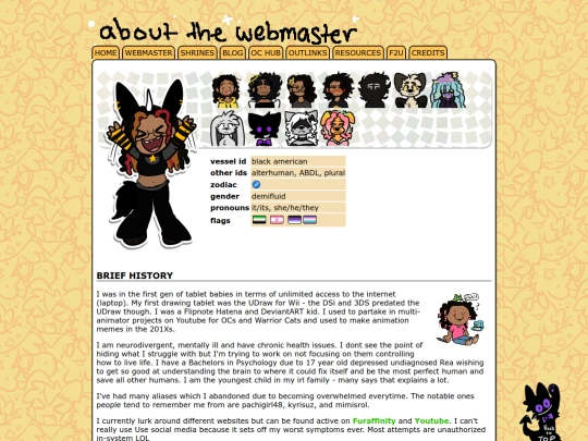 webmaster screenshot