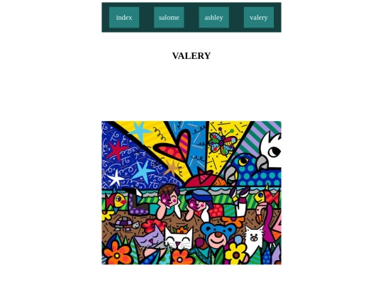 Wireframing/valery screenshot