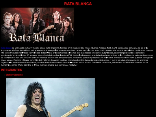bandas/pagina1 screenshot