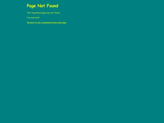 not_found screenshot