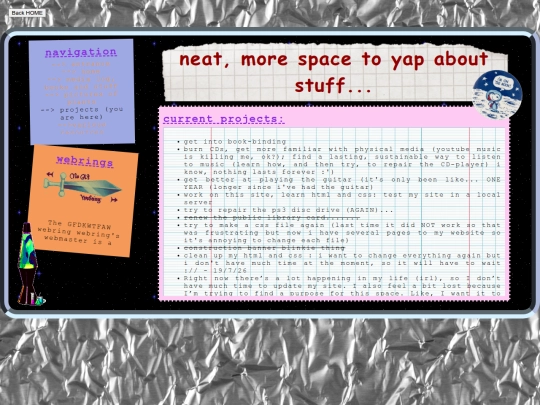 projects screenshot