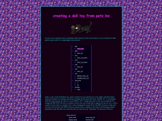 dolltutorial screenshot