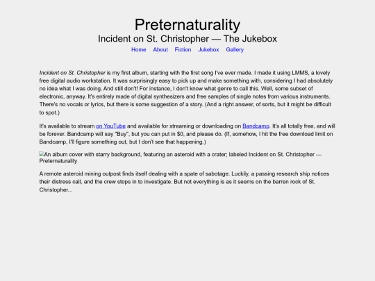 a/music/Incident on St. Christopher screenshot