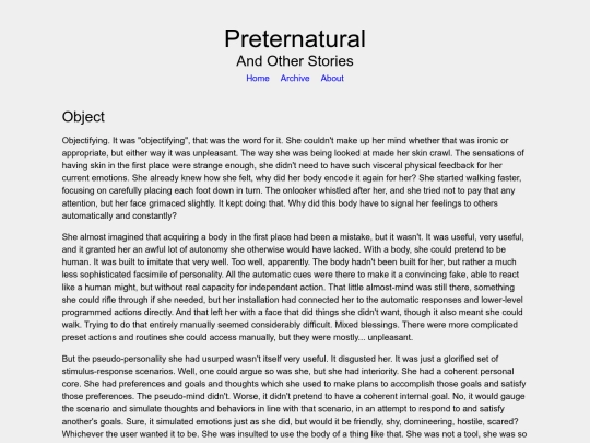 a/object screenshot
