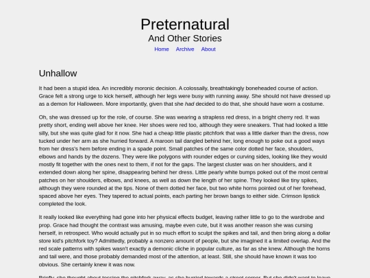 a/unhallow screenshot