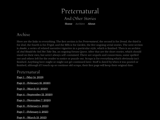 archive screenshot