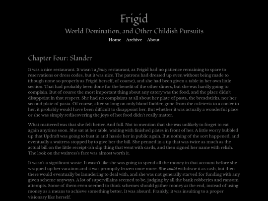 frigid-4 screenshot