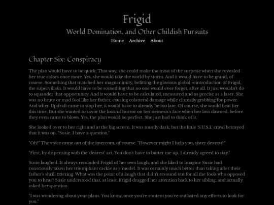 frigid-6 screenshot