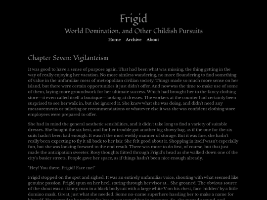 frigid-7 screenshot