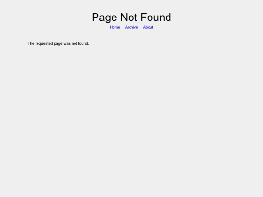 not_found screenshot