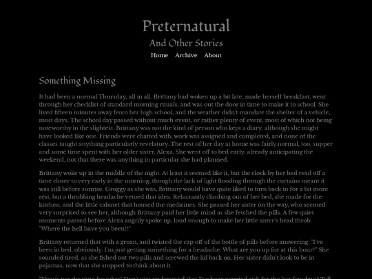 something missing screenshot