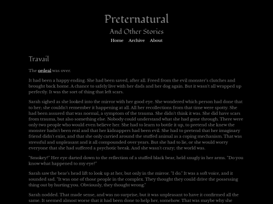 travail screenshot