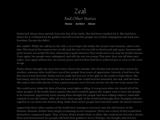 zeal-2 screenshot