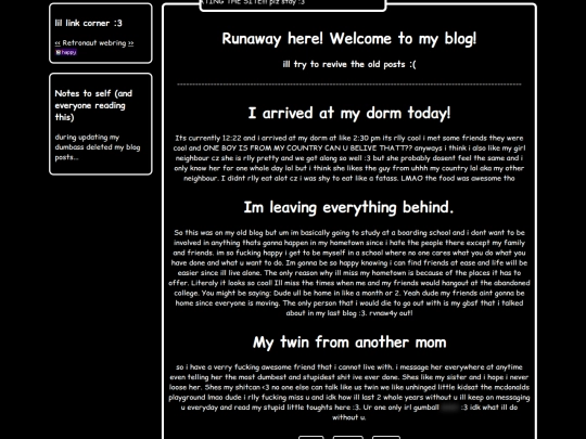 blog screenshot