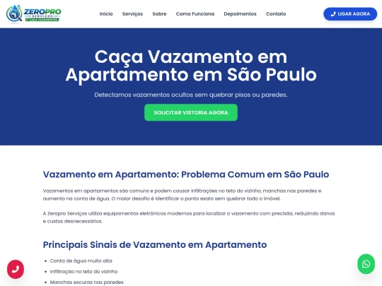 caca-vazamento-apartamento-sp screenshot