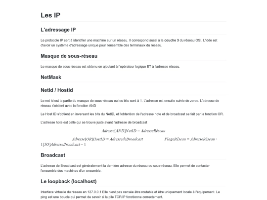 Les IP screenshot